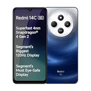 Redmi 14C 5G| Superfast 4nm Snapdragon 4 Gen 2 | 120Hz 17.47cm (6.88”) Display | 5160mAh Battery | 50MP Dual Camera | Premium Starlight Design